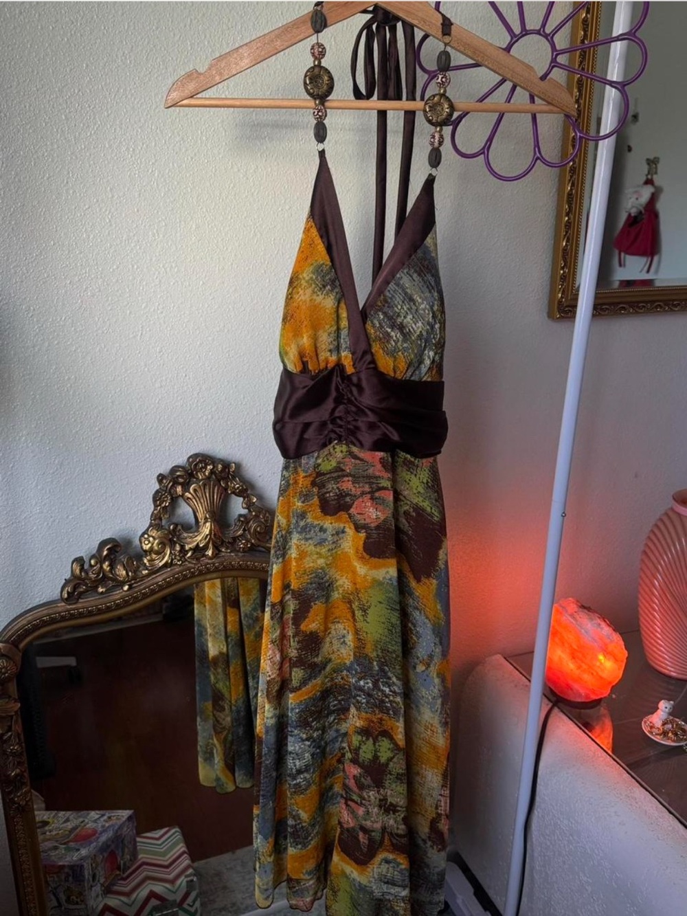 Fairy dress with beaded tie